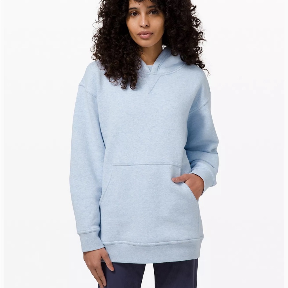 LuluLemon Heathered Blue Hoodie